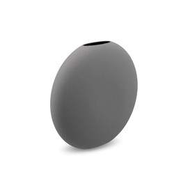 Cooee Design Pastille Vase, Ceramic, Grey, L: 20, W: 6, H: 19 cm