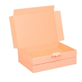 smiley pack Maxi Letter Box DIN A4 320 x 225 x 45 mm - Brown Sturdy Shipping Box with Snap Closure, Suitable for DHL Maxi Letter, Goods Shipment & Book Shipment (Pack of 10)