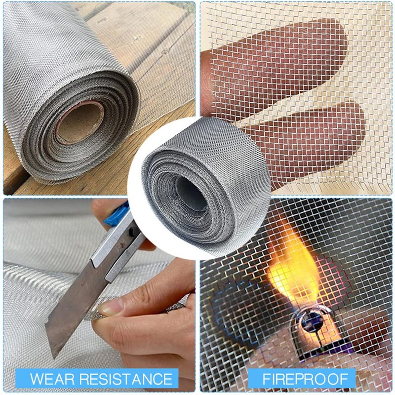 Filter Screen Sheets Stainless Steel Air Vent Mesh Cover Wire
