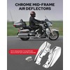 Benlari Mid Frame Air Heat Deflectors Compatible for Harley Touring