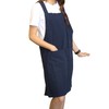 YushengTai Japanese Style Aprons, Minimalist Cotton Linen Aprons with Pockets,