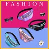 16 Pcs Fanny Packs for Women Holographic Fanny Pack Bulk