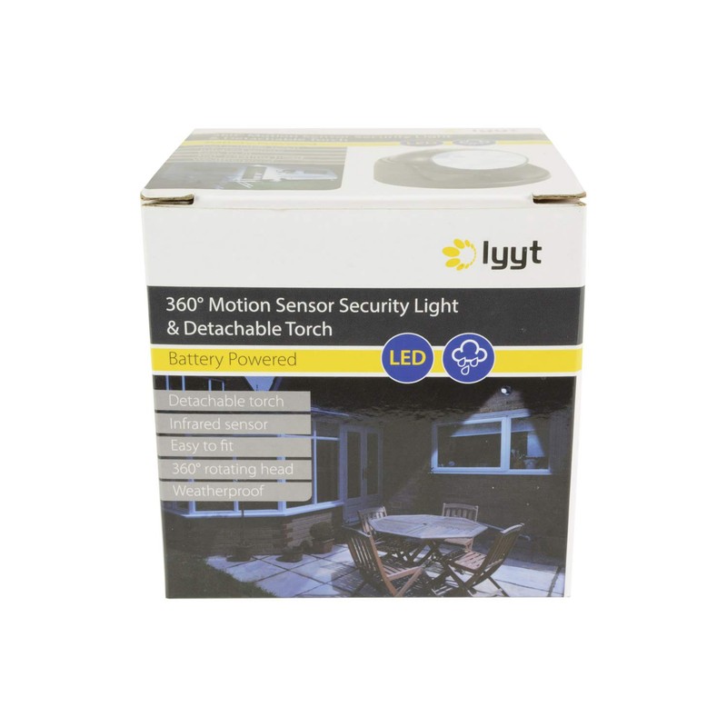 Lyyt | Wireless LED Motion Sensor Light | Black