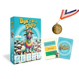 Don't Be A Sheep: A Baaa-rilliant Party Card Game Created by 11yo | 5-25 Players | Perfect for Families & Friends
