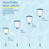POOLWHALE Upgrades Swimming Pool Leaf Net Skimmer Rake with Adjustable