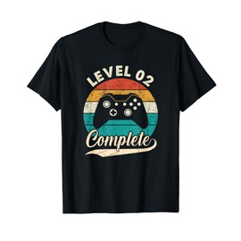 Level 2 Complete - 2nd Wedding Anniversary for Him & Her T-Shirt