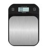 Electric Kitchen Food Scale Stainless Steel ABS Waterproof Clear Display