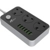Hulker Power Strips with USB ports 3 Way Outlets 6