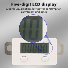 DEWIN Digital Counter, 5-Digit 0-99999 Electronic Counter LCD Digital Electronic Counter Punch, Magnetic Induction Counter, Proximity Switch