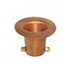 Monarch Rain Chains 25034 Pure Copper Gutter Adaptor with Brass