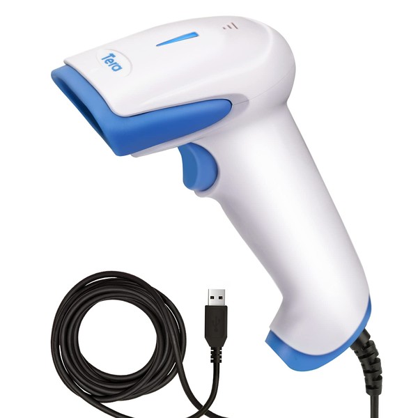 Tera 1D Barcode Scanner USB Wired CCD Handheld Bar Code