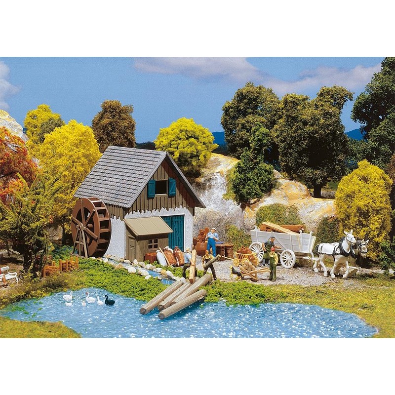 Faller FA131362 Kleine Mühle Modellbausatz, Zubehör, Mehrfarbig, Small