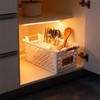 Odowalker Plastic Storage Basket Bins White Organizing Basket 6 Pcs