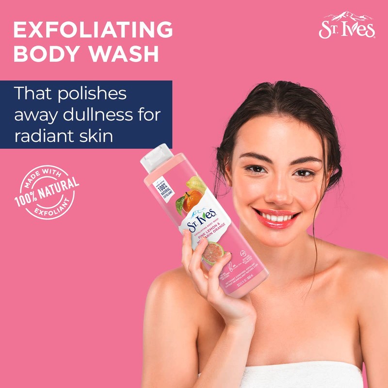 St. Ives Body Wash Pink Lemon and Mandarin Orange 22