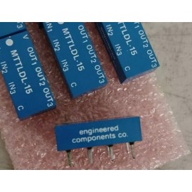 Engineered Components Co. ECC MTTLDL-15 Multiple TTL IC  Logic Delay Line Dip 8 pin NEW