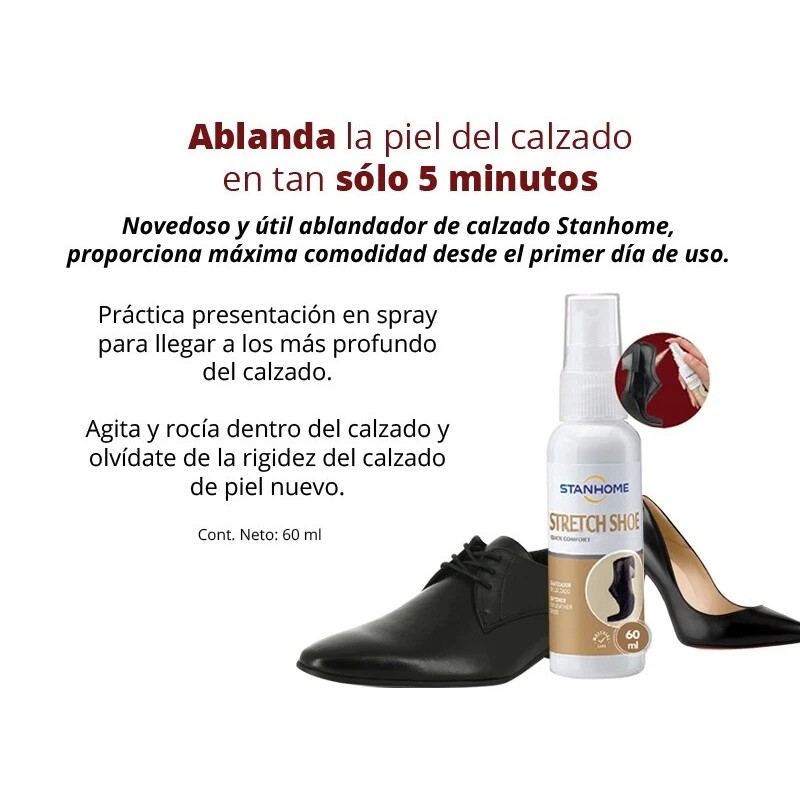 STANHOME Ablandador de calzado efecto inmediato de STANHOME 60ML para