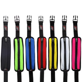 flexi-gurt Stretchy Waist Bag, Flexible Belt Pocket, Running Belt, Race Number Band for Sports, Running, Jogging, Leisure, Travel, Ideal for Valuables, Smartphone, Sports Food, pink