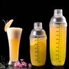 700ml Drink Shaker Large Cocktail Shaker and Strainer Milk Bottle