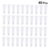Healeved 40pcs Refillable Lip Cream Tubes Leak Squeezable Makeup Containers