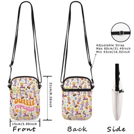 JTOUK Lizzie Cartoon Movie Gift Lizzie Fans Gift Outfit Repeater Makeup Bag Cartoon Lover Gift (Outfit CR EU)