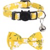 Lamphyface 2 Pack/Set Cat Collar Breakaway with Cute Bow Tie
