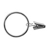 Curtain Clips with Rings, Pack of 30, in Silver Colours,