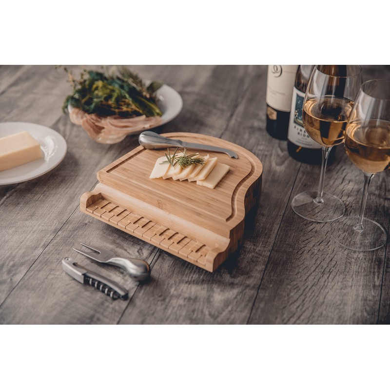 TOSCANA - a Picnic Time brand Piano Cheese Board &