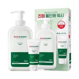 Giveaway Plan Dr. G Red Blemish for Men All-in-One Wash 500ml Special +30ml / 증정기획 닥터지 레드 블레미쉬 포 맨 올인원 워시 500ml 기획 +30ml