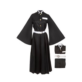 agfosa Muichiro Tokito Cosplay Demon Kimono Costume Anime Outfit Uniform Shirt