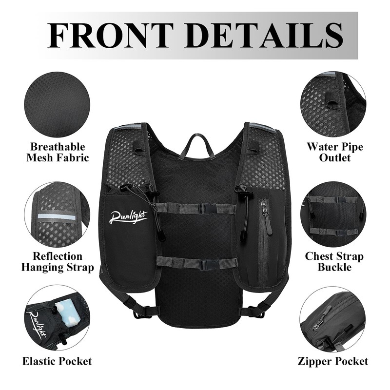 Runlight Hydration Backpack Running Vest for Men Women Hydration Pack