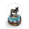 Onwomania Donkey Cute Horse Height 6.5 cm Snow Globe Glitter