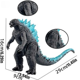 LGWJHCY Anime Figure, Monster Action Figure, Monster Figure Toy, Birthday Decoration Figurines, PVC Anime Action Figures, Collectible Desktop Figures (Black)