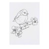 'Blue Tit on Flowering Branch' Temporary Tattoo - Water Resistant,