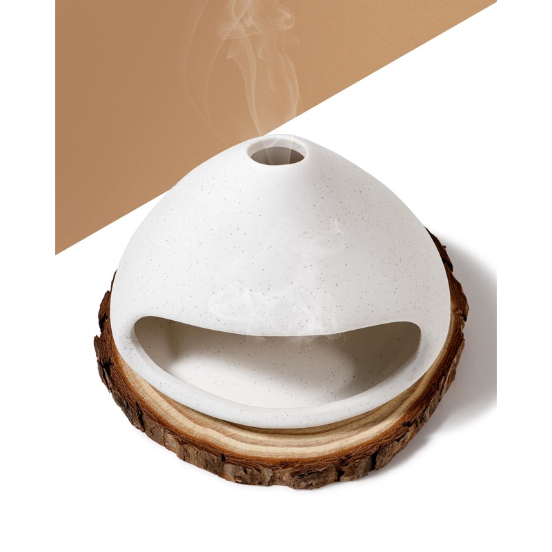 Palo Santo Holder Burner, Charcoal Bakhoor Incense Burner,Smudge Bowl,Sage Holder