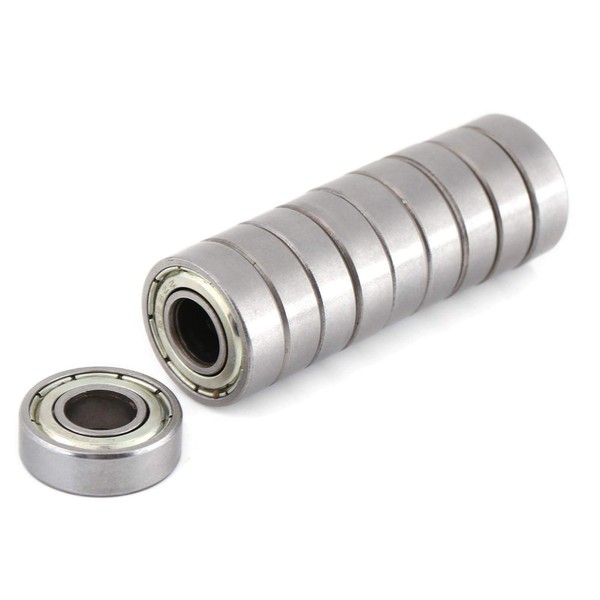 698 ZZ Ball Bearings, Pack of 10, 8 mm x