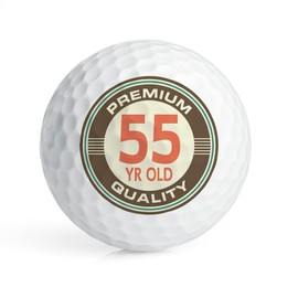 CafePress 55Th Birthday Vintage Novelty Golf Balls (Pk of 6)