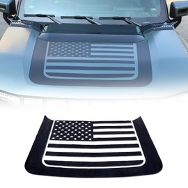 Car Hood Car Body Sticker Aotumcer Automotive Exterior Decoration Decal Compatible with 2022-2026 Hummer EV SUV/SUT Accessories Front Bumper Roof Hood Decoration Decal (A)