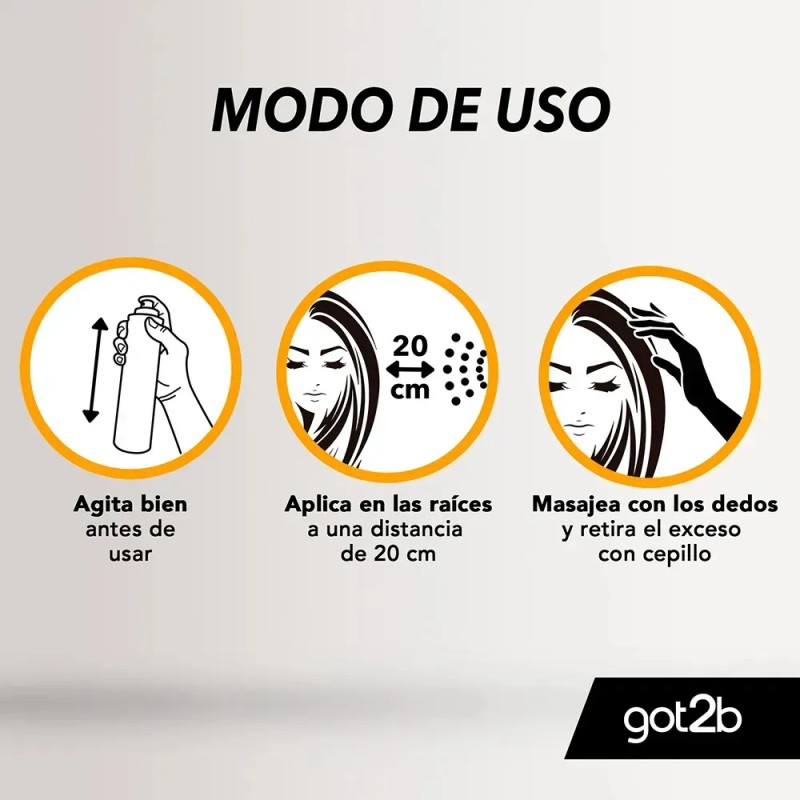 Shampoo en seco Got2b Texture 200ml