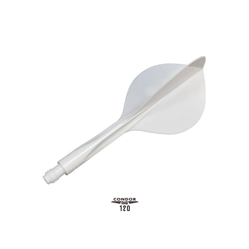 Condor Flight Axe 120 Teardrop Short White