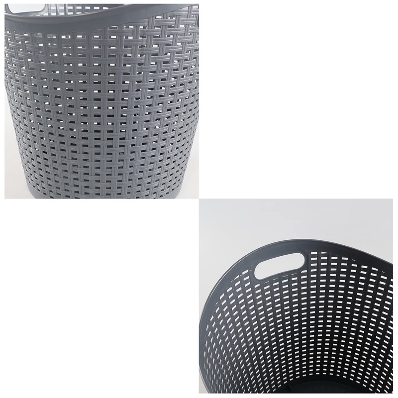 Gainhope 6 Pack 30 L Plastic Large Storage Basket, Laundry