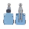 2Pcs Momentary Limit Switch Adjustable Roller Micro Limit Travel Switch