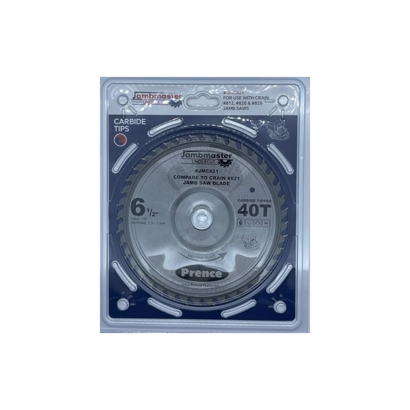 Jambmaster JMC821 Replacement Undercut Jamb Saw Blade Comparable to Crain