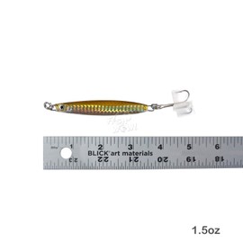 5pcs Yellow Silver 1.5oz Colt Sniper jigs 42g coltsniper jig with a 3561D-DT MUSTAD 3X Strong Forge High Carbon Steel Treble Hook