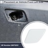 RATCHROLL Front Left Side Bumper Headlight Washer Nozzle Cover Cap