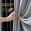 MaKefeile Room Divider Curtains with Flexible Ceiling Curtain Tracks Set,100%