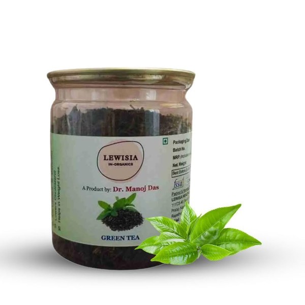 Inorganics Green Tea Leaves 80g Pack I All Natural Flavour