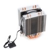 CPU Air Cooler Dual Tower 4 Heatpipes LED Light CPU