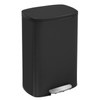 FDW | 13 Gallon Trash Can with Lid | White