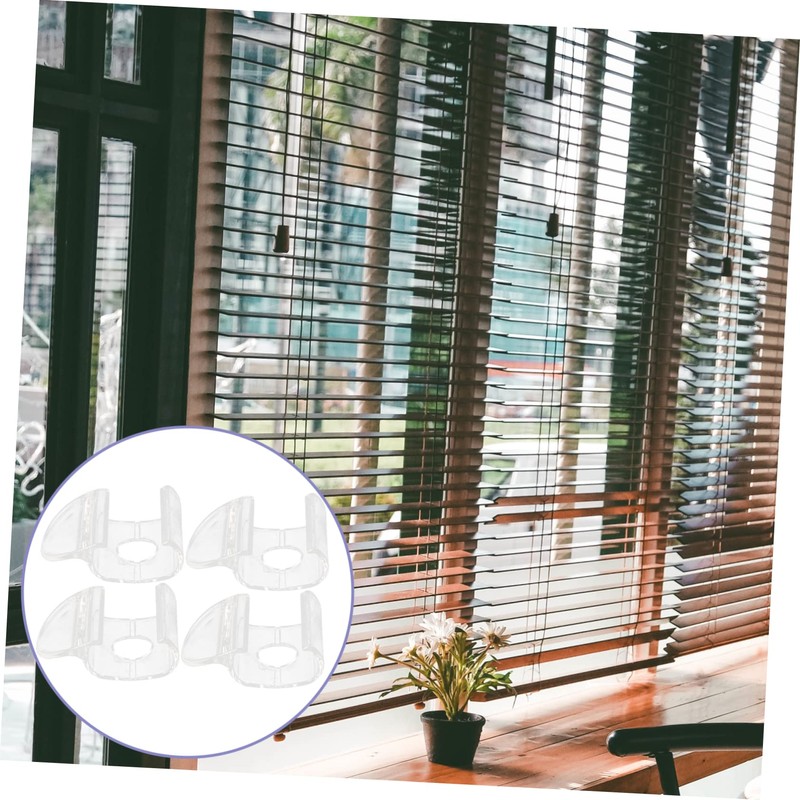 Operitacx 4pcs Cordless Shade Handles for Roller Blinds No Drill