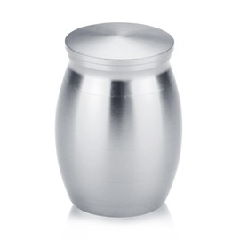 Stainless Steel Mini Keepsake Urn - Small Memorial Ashes Holder - Mini Ashes Urns for Pet